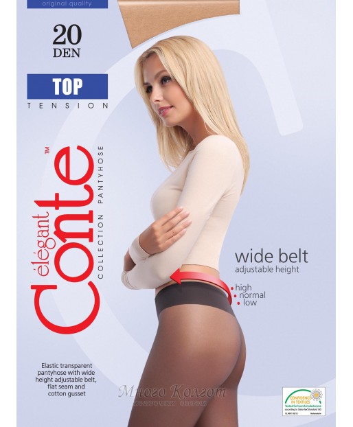 Колготки с низкой талией Conte Top 20